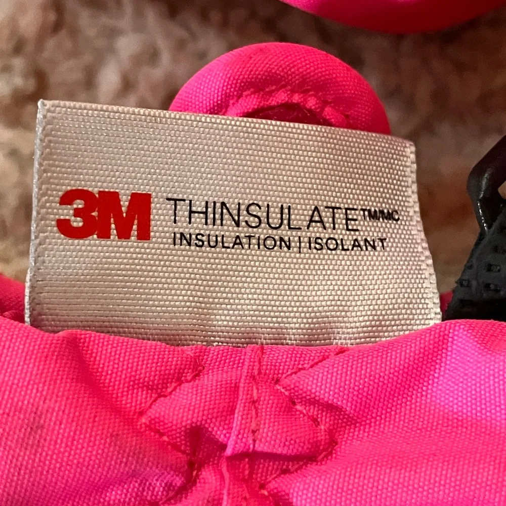 3M Thinsulate Bright Pink Kids Mittens